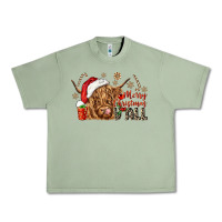 Oil Green merry christmas yall Urban Heavy Tee - CowGirlArtShop