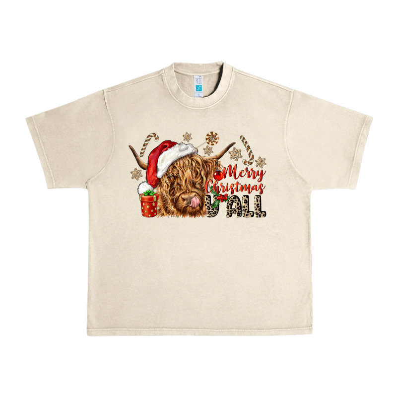 Merry Christmas Yall Urban Heavy Tee by CowGirlArtShop | Teevron