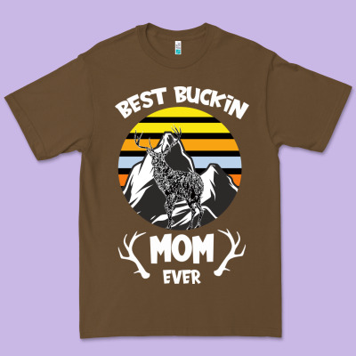 Best Buckin Mom Ever Premium Tee Designed By Bettercallsaul