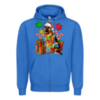 True Royal christmas german shepherd Zipper Hoodie - Artiststas