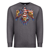 Charcoal Heather thunderbird usa Premium Sweatshirt - BarkalooDesign