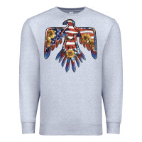 Heather Grey thunderbird usa Premium Sweatshirt - BarkalooDesign