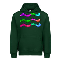 Forest Green worm jelly Urban Hoodie - AdoDesignShop