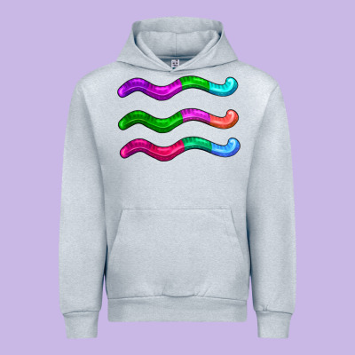 Worm Jelly Urban Hoodie Designed By Adodesignshop