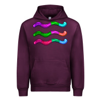 Mauve Wine worm jelly Urban Hoodie - AdoDesignShop