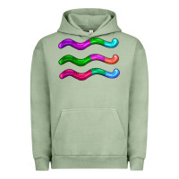 Pigment Oil Green worm jelly Urban Hoodie - AdoDesignShop