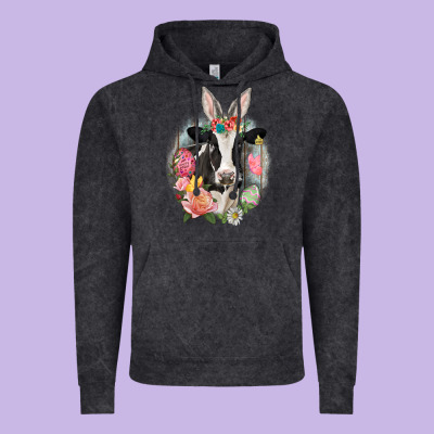 Happy Easter Cow Easter Day Vintage Hoodie Designed By Cowgirlartshop