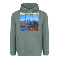 Sage Bolivia Huayna Potosi Mountain Andes Art Heavyweight Hoodie - trangStudio