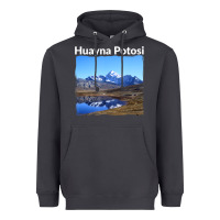 Bolivia Huayna Potosi Mountain Andes Art Heavyweight Hoodie | Teevron