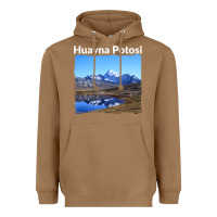 Toasted Coconut Bolivia Huayna Potosi Mountain Andes Art Heavyweight Hoodie - trangStudio