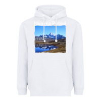 White Bolivia Huayna Potosi Mountain Andes Art Heavyweight Hoodie - trangStudio