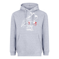 Heather Grey stay woke freddy krueger Heavyweight Hoodie - trangStudio