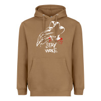 Toasted Coconut stay woke freddy krueger Heavyweight Hoodie - trangStudio