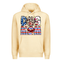 Pina Colada American Dog Mom Premium Hoodie - CowhideDigitalArt