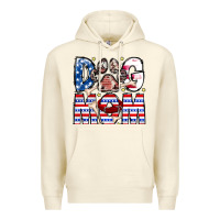 Sandshell American Dog Mom Premium Hoodie - CowhideDigitalArt