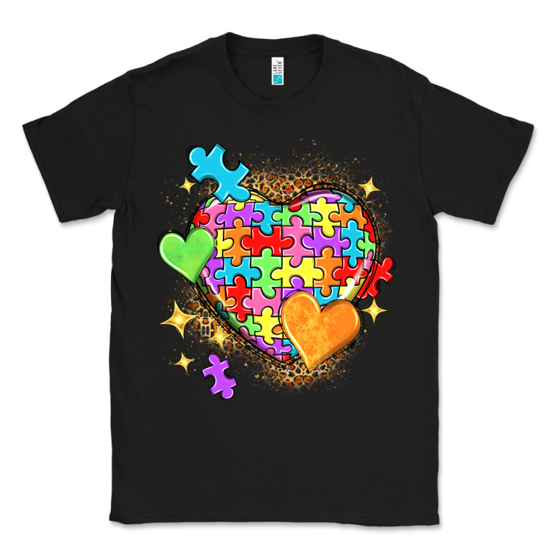 Autism Hearts Classic Tee by NancyCooperArtShop | Teevron