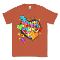 Copper Autism hearts Classic Tee - NancyCooperArtShop