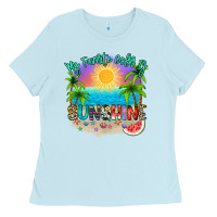 Baby Blue My favorite color is sunshine Ladies Tee - NancyCooperArtShop