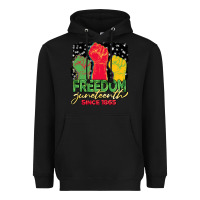 Black freedom juneteenth since 1865 Heavyweight Hoodie - BarkalooDesign