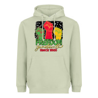 Matcha freedom juneteenth since 1865 Heavyweight Hoodie - BarkalooDesign