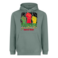 Sage freedom juneteenth since 1865 Heavyweight Hoodie - BarkalooDesign
