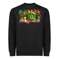 Black Christmas teacher Heavyweight Sweatshirt - CowhideDigitalArt