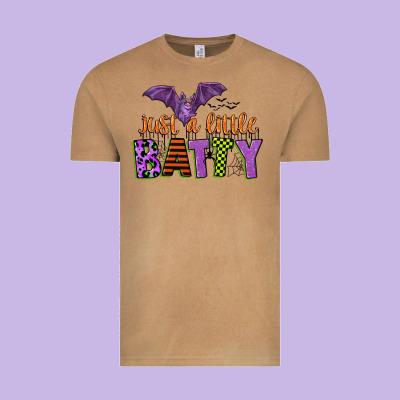 Just A Little Batty Vintage Tee Designed By Cowgirlartshop