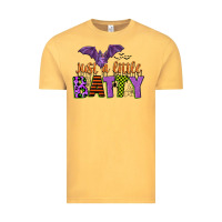 Vintage Mustard just a little batty Vintage Tee - CowGirlArtShop