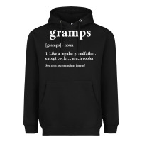 Black Grandpa Gift for Gramps, Fathers Day Birthday Gift Idea Heavyweight Hoodie - trangStudio