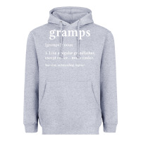 Heather Grey Grandpa Gift for Gramps, Fathers Day Birthday Gift Idea Heavyweight Hoodie - trangStudio