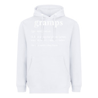 White Grandpa Gift for Gramps, Fathers Day Birthday Gift Idea Heavyweight Hoodie - trangStudio
