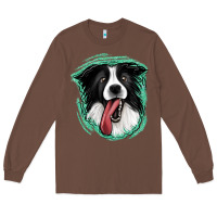 Chestnut border collie Long Sleeve Tee - Jasminsmagicworld