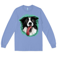 Colony Blue border collie Long Sleeve Tee - Jasminsmagicworld
