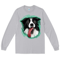 Moon Dust border collie Long Sleeve Tee - Jasminsmagicworld