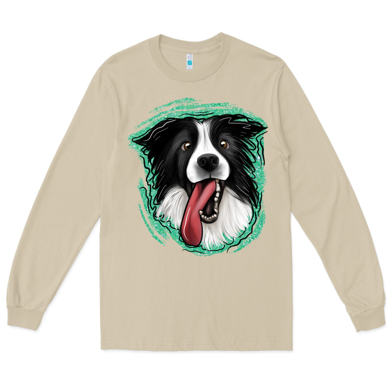 Border Collie Long Sleeve Tee by Jasminsmagicworld | Teevron
