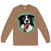 Toasted Coconut border collie Long Sleeve Tee - Jasminsmagicworld