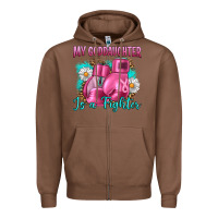 Chestnut Breast Cancer my Goddaughter is a fighter Zipper Hoodie - Artiststas