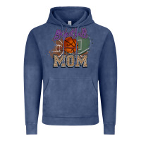 Vintage Denim Basketball Mom Vintage Hoodie - HowdyJamesFarm