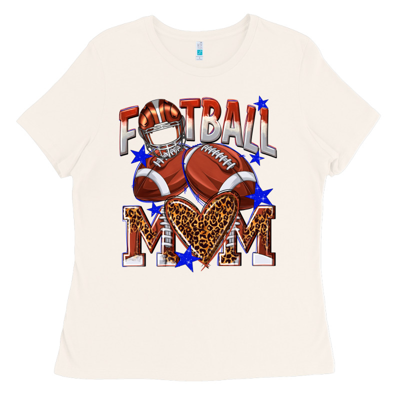 American Football Mom Ladies Tee by NancyCooperArtShop | Teevron