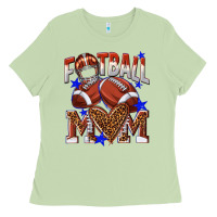 Matcha American Football Mom Ladies Tee - NancyCooperArtShop