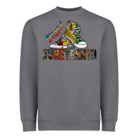 Storm steppin into juneteenth Heavyweight Sweatshirt - SublimationCraftShop