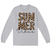 Moon Dust summer vibes leopard Long Sleeve Tee - CowCowDesign