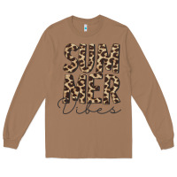Toasted Coconut summer vibes leopard Long Sleeve Tee - CowCowDesign