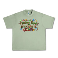 Oil Green christmas lights are my favorite color Urban Heavy Tee - CowGirlArtShop