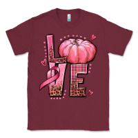 Burgundy love cancer pumpkin Classic Tee - texasbilliewilder