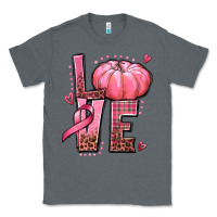 Charcoal Heather love cancer pumpkin Classic Tee - texasbilliewilder