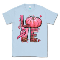 Dusty Blue love cancer pumpkin Classic Tee - texasbilliewilder