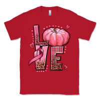 Red love cancer pumpkin Classic Tee - texasbilliewilder