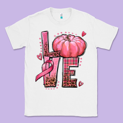 Love Cancer Pumpkin Classic Tee Designed By Texasbilliewilder