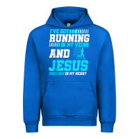 Cobalt Christian Runner Half Marathon Running Race Jesus Gift Urban Hoodie - trangStudio